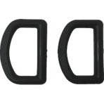 ユタカメイク　金具　ＦＤカン　Ａ２５×Ｂ２４×Ｃ９　ブラック　ＪＥ－０２　１パック（２個）