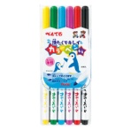 ぺんてる　洗たくでキレイカラーペン　６色（各色１本）　ＳＣＳ２－６　１パック