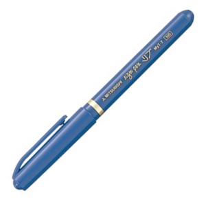 三菱鉛筆　水性サインペン　リブ細字　０．７ｍｍ　青　ＭＹＴ７．３３　１本1