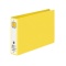 コクヨ　リングファイル　色厚板紙表紙　Ｂ６ヨコ　２穴　２２０枚収容　背幅３８ｍｍ　黄　フ－４０８ＮＹ　１冊