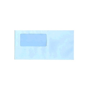 弥生　窓付封筒　弥生ページプリンタ帳票用　２１７×１０９ｍｍ　アクア色　３３３１０１　１箱（２００枚）1