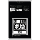日本サニパック　Ｎシリーズポリ袋　厚口　黒　４５Ｌ