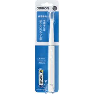 オムロン　音波式電動歯ブラシ　乾電池式　ホワイト　ＨＴ－Ｂ２２０－Ｗ　１本1