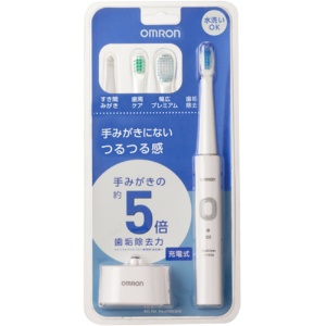 オムロン　音波式電動歯ブラシ　充電式　ホワイト　ＨＴ－Ｂ３０４－Ｗ　１本1