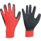 ミドリ安全　ハイグリップ天然ゴム背抜き手袋　Ｌ　レッド／ブラック　ＭＨＧ－１３０－ＲＤ／ＢＫ－Ｌ　１双