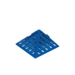 岐阜プラスチック工業　リス　セパレートスノコ　コーナー　ブルー　Ｋ－３３　１枚