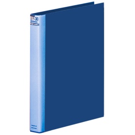 マルマン　ダブロックファイル　Ａ４タテ　３０穴　２００枚収容　背幅３８ｍｍ　ブルー　Ｆ９４８Ｒ－０２　１冊