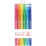 トンボ鉛筆　水性サインペン　プレイカラーＫ　ツインタイプ　６色（各色１本）　ＧＣＦ－６１１Ａ　１パック