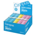 コクヨ　キャンパス　単語カード中（詰め合わせ）　青・ピンク×各１２冊、黄×６冊　タン－１０１ツメ　１パック