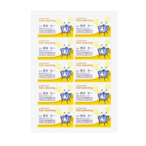 コクヨ　カラーレーザー＆カラーコピー用名刺カード（両面印刷用）（共用タイプ）　Ａ４　１０面　マイクロミシン目入　ＬＢＰ－１０Ｎ　１冊（１０シート）2