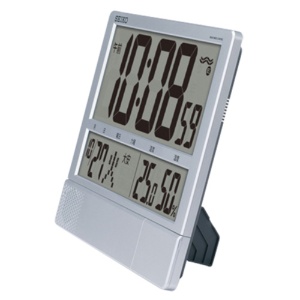 セイコー　プログラム電波時計　温湿度表示付　掛置兼用　ＳＱ４３４Ｓ　１台2