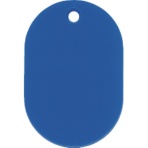 日本緑十字社　小判札（無地札）　青　４５×３０ｍｍ　スチロール樹脂　２０００１５　１枚