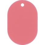 日本緑十字社　小判札（無地札）　ピンク　４５×３０ｍｍ　スチロール樹脂　２０００１６　１枚