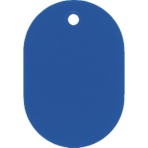 日本緑十字社　小判札（無地札）　青　６０×４０ｍｍ　スチロール樹脂　２０００２５　１枚