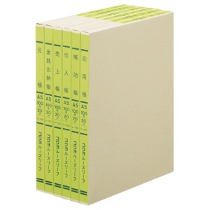 コクヨ　三色刷りルーズリーフ　補助帳　Ａ５　２５行　１００枚　リ－１５６　１冊2