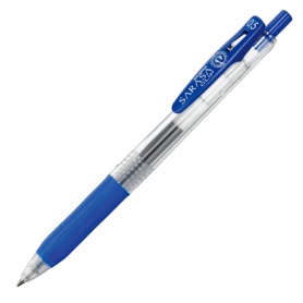 ゼブラ　ジェルボールペン　サラサクリップ　０．５ｍｍ　青　ＪＪ１５－ＢＬ　１本