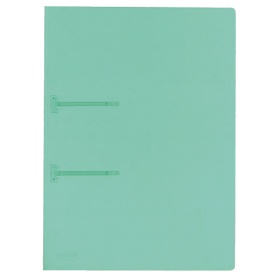 コクヨ　ファスナーファイル（クリヤーカラー）　Ａ４タテ　２穴　９０枚収容　緑　フ－Ｐ１７０Ｇ　１冊