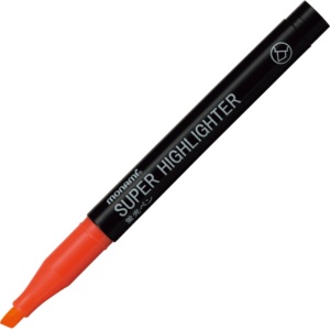 モナミ　蛍光ペン　ＳＵＰＥＲ　ＨＩＧＨＬＩＧＨＴＥＲ　橙　１８４０３　１本1