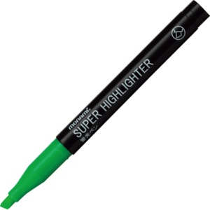 モナミ　蛍光ペン　ＳＵＰＥＲ　ＨＩＧＨＬＩＧＨＴＥＲ　緑　１８４０４　１本1