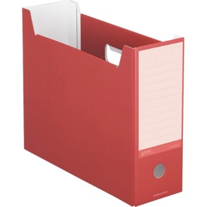 コクヨ　ファイルボックス（ＮＥＯＳ）　Ａ４ヨコ　背幅１０２ｍｍ　カーマインレッド　Ａ４－ＮＥＬＦ－Ｒ　１冊1