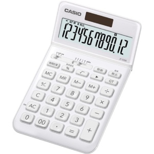 カシオ　デザイン電卓　１２桁　ジャストタイプ　ホワイト　ＪＦ－Ｓ２００－ＷＥ－Ｎ　１台1