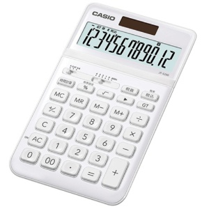 カシオ　デザイン電卓　１２桁　ジャストタイプ　ホワイト　ＪＦ－Ｓ２００－ＷＥ－Ｎ　１台3