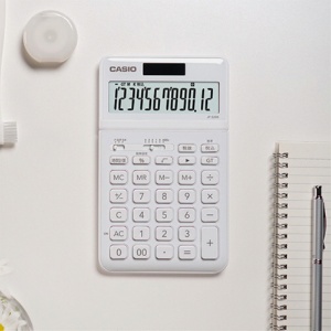 カシオ　デザイン電卓　１２桁　ジャストタイプ　ホワイト　ＪＦ－Ｓ２００－ＷＥ－Ｎ　１台5