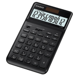 カシオ　デザイン電卓　１２桁　ジャストタイプ　ブラック　ＪＦ－Ｓ２００－ＢＫ－Ｎ　１台3