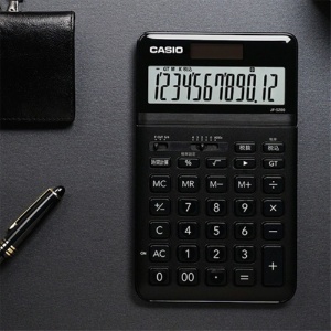 カシオ　デザイン電卓　１２桁　ジャストタイプ　ブラック　ＪＦ－Ｓ２００－ＢＫ－Ｎ　１台5