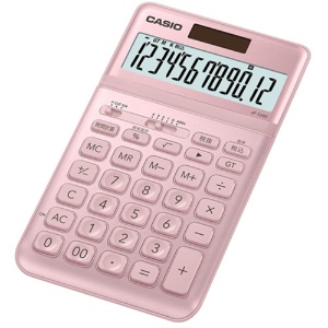 カシオ　デザイン電卓　１２桁　ジャストタイプ　ライトピンク　ＪＦ－Ｓ２００－ＰＫ－Ｎ　１台3