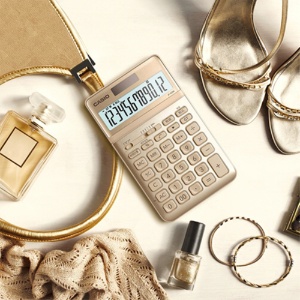 カシオ　デザイン電卓　１２桁　ジャストタイプ　ゴールド　ＪＦ－Ｓ２００－ＧＤ－Ｎ　１台7