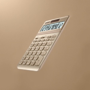 カシオ　デザイン電卓　１２桁　ジャストタイプ　ゴールド　ＪＦ－Ｓ２００－ＧＤ－Ｎ　１台9