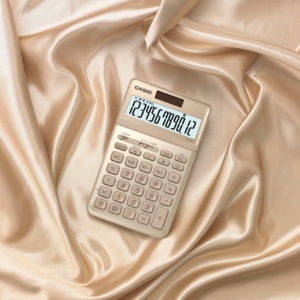 カシオ　デザイン電卓　１２桁　ジャストタイプ　ゴールド　ＪＦ－Ｓ２００－ＧＤ－Ｎ　１台10