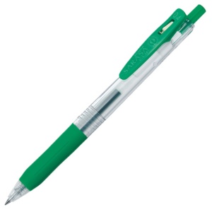 ゼブラ　ジェルボールペン　サラサクリップ　０．４ｍｍ　緑　ＪＪＳ１５－Ｇ　１本1
