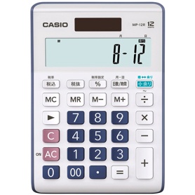 カシオ　余り計算電卓　１２桁　ＭＰ－１２Ｒ－Ｎ　１台