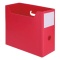 ＴＡＮＯＳＥＥ　ＰＰ製ボックスファイル（組み立て式）　Ａ４ヨコ　背幅１０３ｍｍ　レッド　１個