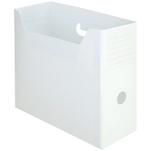 ＴＡＮＯＳＥＥ　ＰＰ製ボックスファイル（組み立て式）　Ａ４ヨコ　背幅１０３ｍｍ　ホワイト　１個1