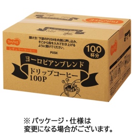 ＴＡＮＯＳＥＥ　オリジナルドリップコーヒー　ヨーロピアンブレンド　８ｇ　１箱（１００袋）
