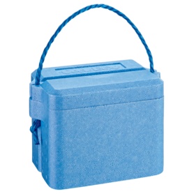 石山　発泡クールボックス　３．９Ｌ　ブルー　ＴＩ－３５　１個