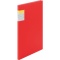 キングジム　クリアーファイル　カキコ　Ａ４タテ　２０ポケット　背幅１３ｍｍ　赤　８６３２アカ　１冊