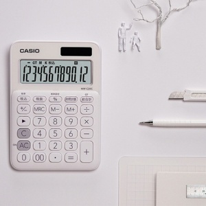 カシオ　カラフル電卓　ミニジャストタイプ　１２桁　ホワイト　ＭＷ－Ｃ２０Ｃ－ＷＥ－Ｎ　１台4
