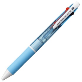 三菱鉛筆　ジェットストリーム　４色ボールペン　０．７ｍｍ　（軸色：水色）　ＳＸＥ４５０００７．８　１本