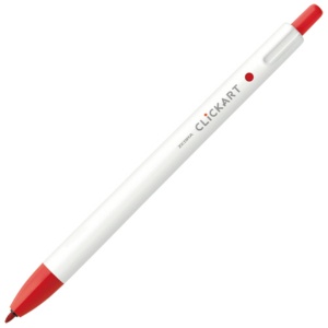 ゼブラ　ノック式水性カラーペン　クリッカート　赤　ＷＹＳＳ２２－Ｒ　１本1