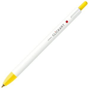 ゼブラ　ノック式水性カラーペン　クリッカート　黄　ＷＹＳＳ２２－Ｙ　１本1