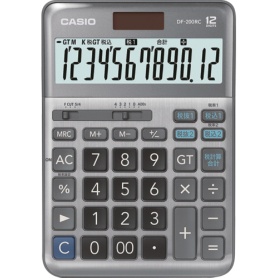 カシオ　軽減税率電卓　１２桁　デスクタイプ　ＤＦ－２００ＲＣ－Ｎ　１台
