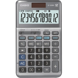 カシオ　軽減税率電卓　１２桁　ジャストタイプ　ＪＦ－２００ＲＣ－Ｎ　１台1