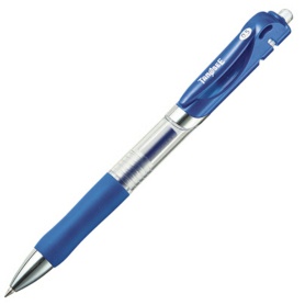 ＴＡＮＯＳＥＥ　ノック式ゲルインクボールペン　０．５ｍｍ　青　１本