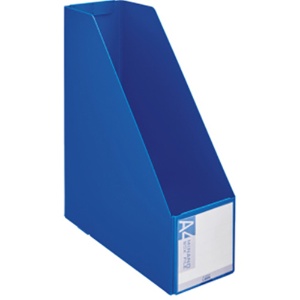 ライオン事務器　ボックスファイル（ミナノ）　Ａ４タテ　背幅１０２ｍｍ　ブルー　ＢＦ－６３３Ｍ　１冊1