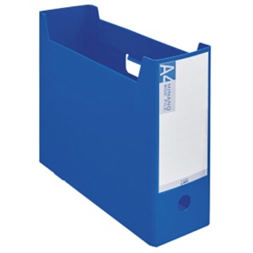ライオン事務器　ボックスファイル（ミナノ）　Ａ４ヨコ　背幅１０２ｍｍ　ブルー　ＢＦ－６３２Ｍ　１冊