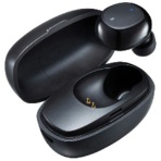 サンワサプライ　超小型Ｂｌｕｅｔｏｏｔｈ片耳ヘッドセット（充電ケース付き）　ＭＭ－ＢＴＭＨ５２ＢＫ　１個